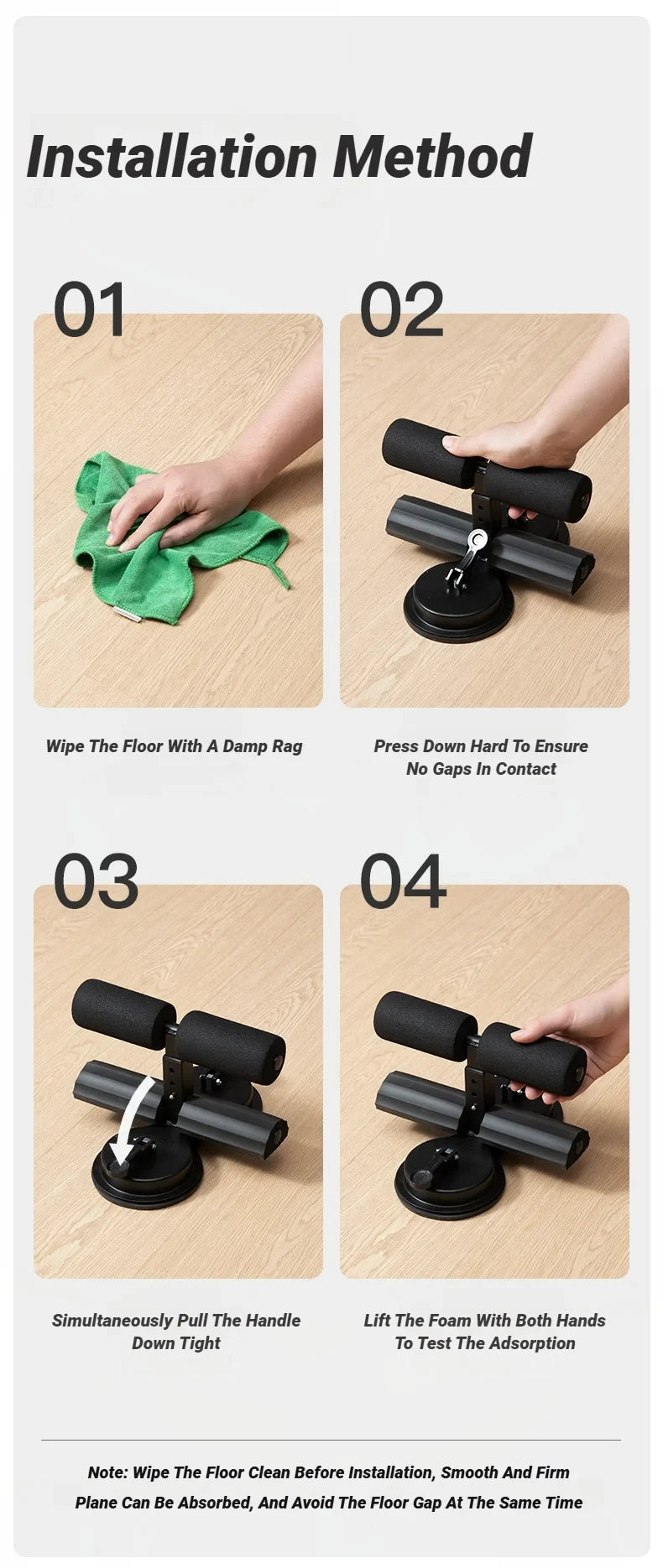 Double Suction Cup Abdominal Assistive Device