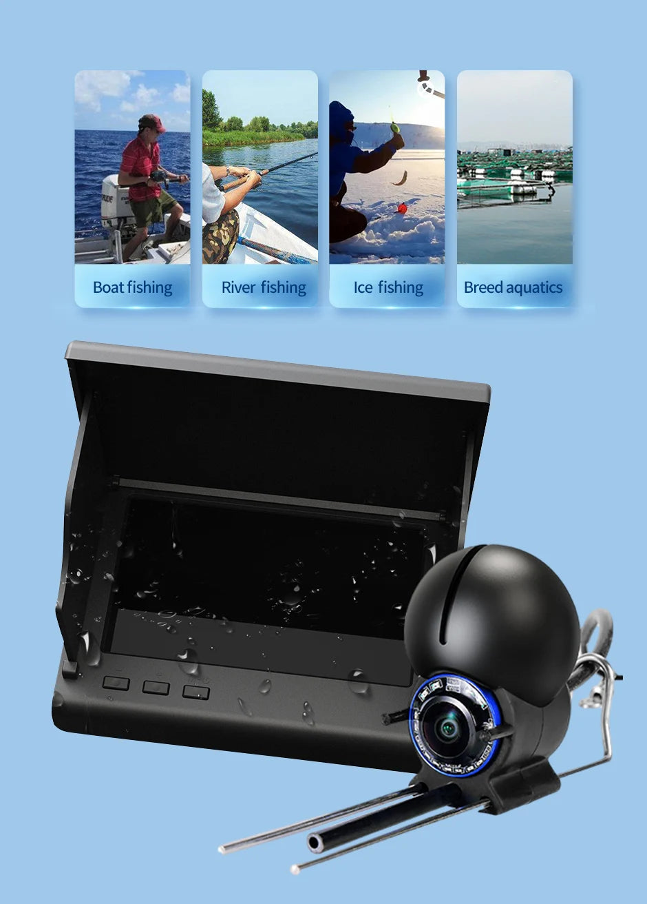 Underwater Fishing Camera 1080P HD 4.3 Inch Handheld LCD