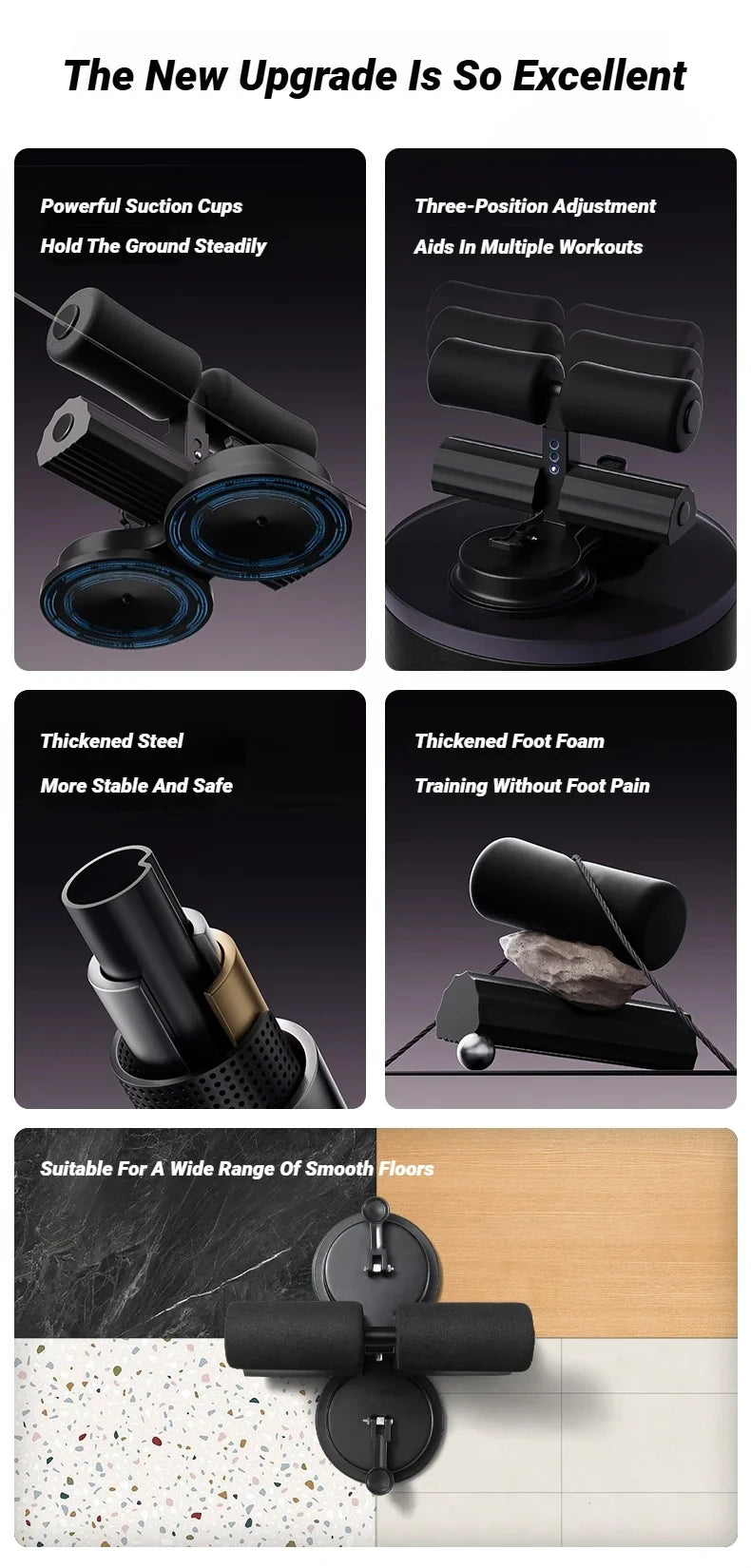 Double Suction Cup Abdominal Assistive Device