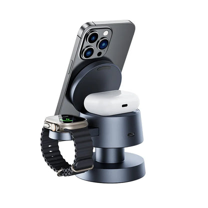 Magnetic Wireless Charging Dock for iPhone with LED Lamp