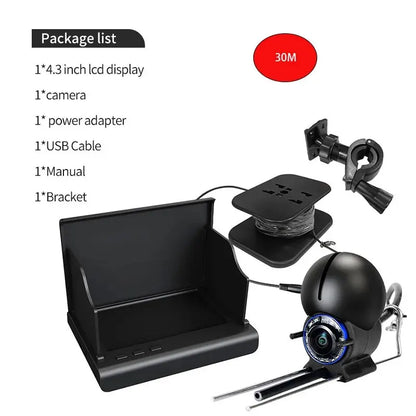 Underwater Fishing Camera 1080P HD 4.3 Inch Handheld LCD
