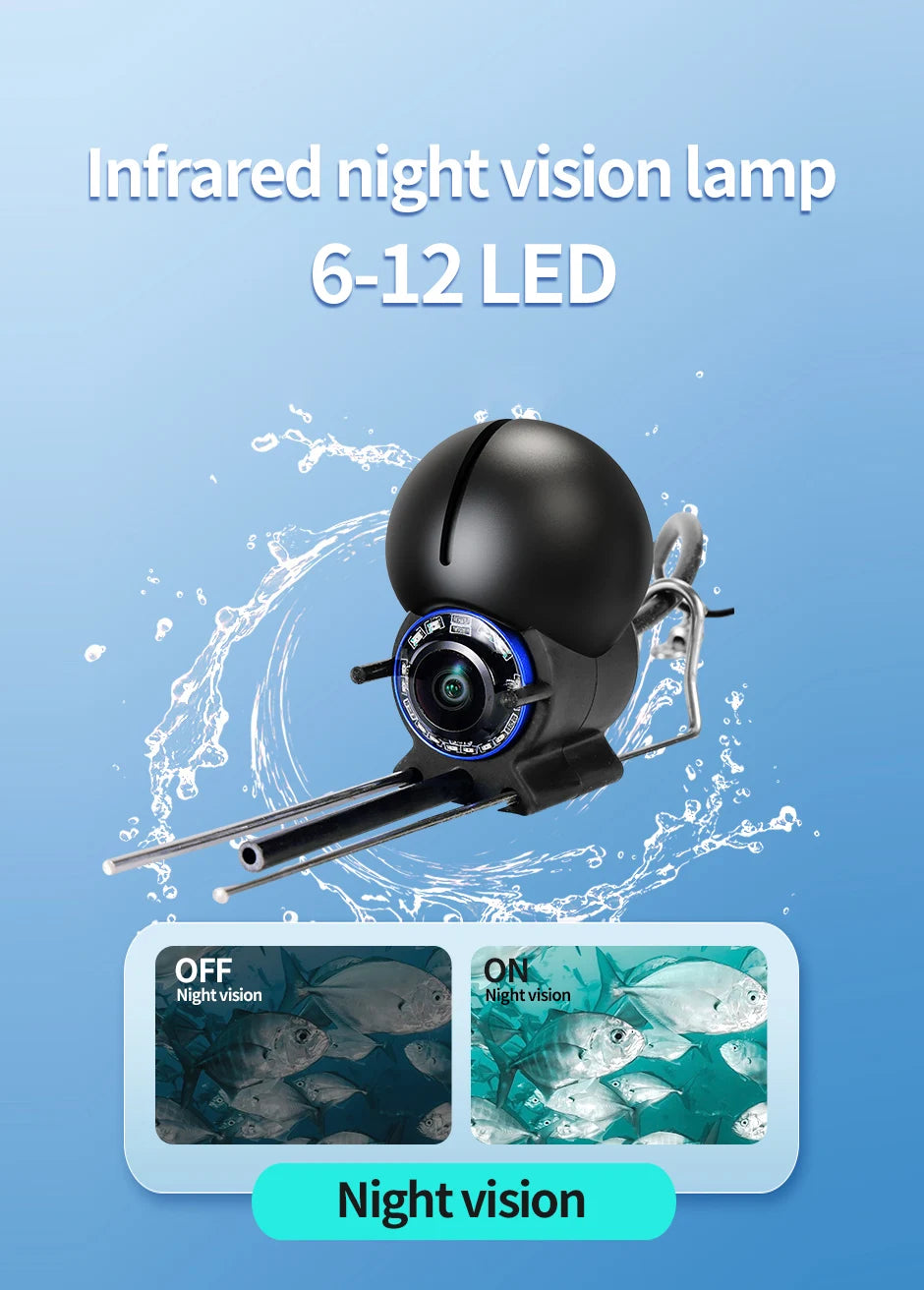 Underwater Fishing Camera 1080P HD 4.3 Inch Handheld LCD