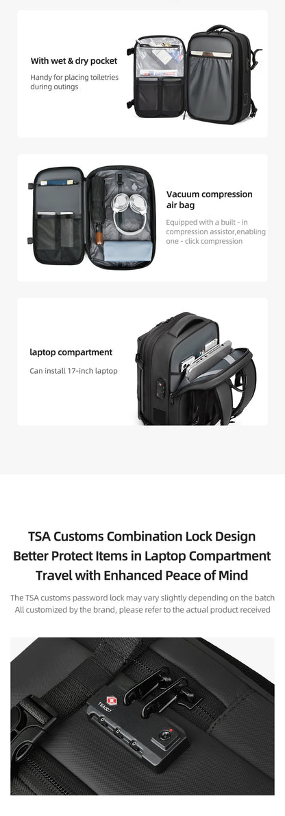 Travel vacuum Backpack