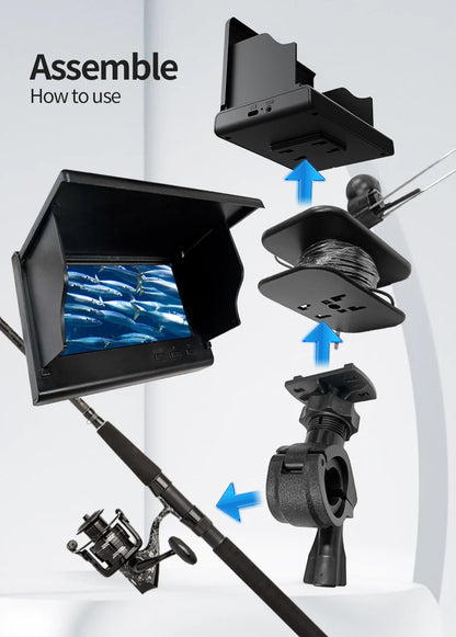 Underwater Fishing Camera 1080P HD 4.3 Inch Handheld LCD