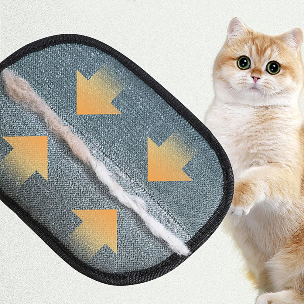 Pet hair remover glove