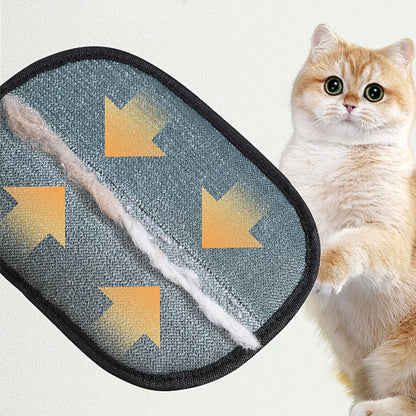 Pet hair remover glove