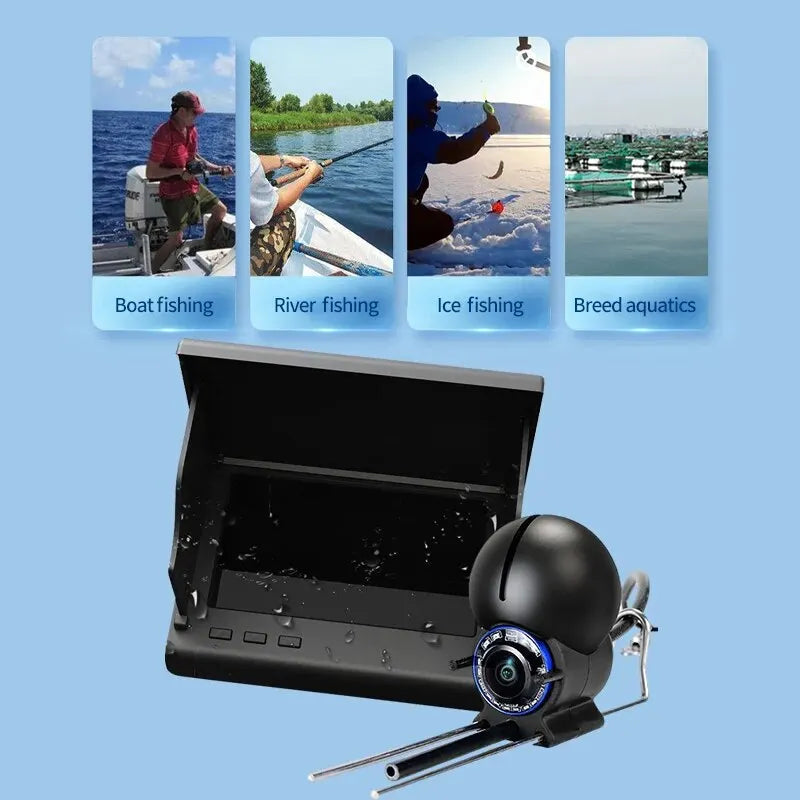 Underwater Fishing Camera 1080P HD 4.3 Inch Handheld LCD