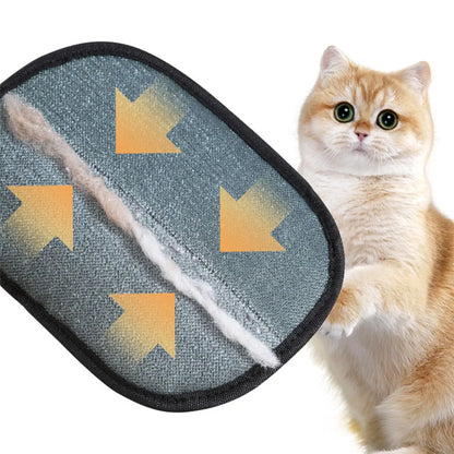 Pet hair remover glove