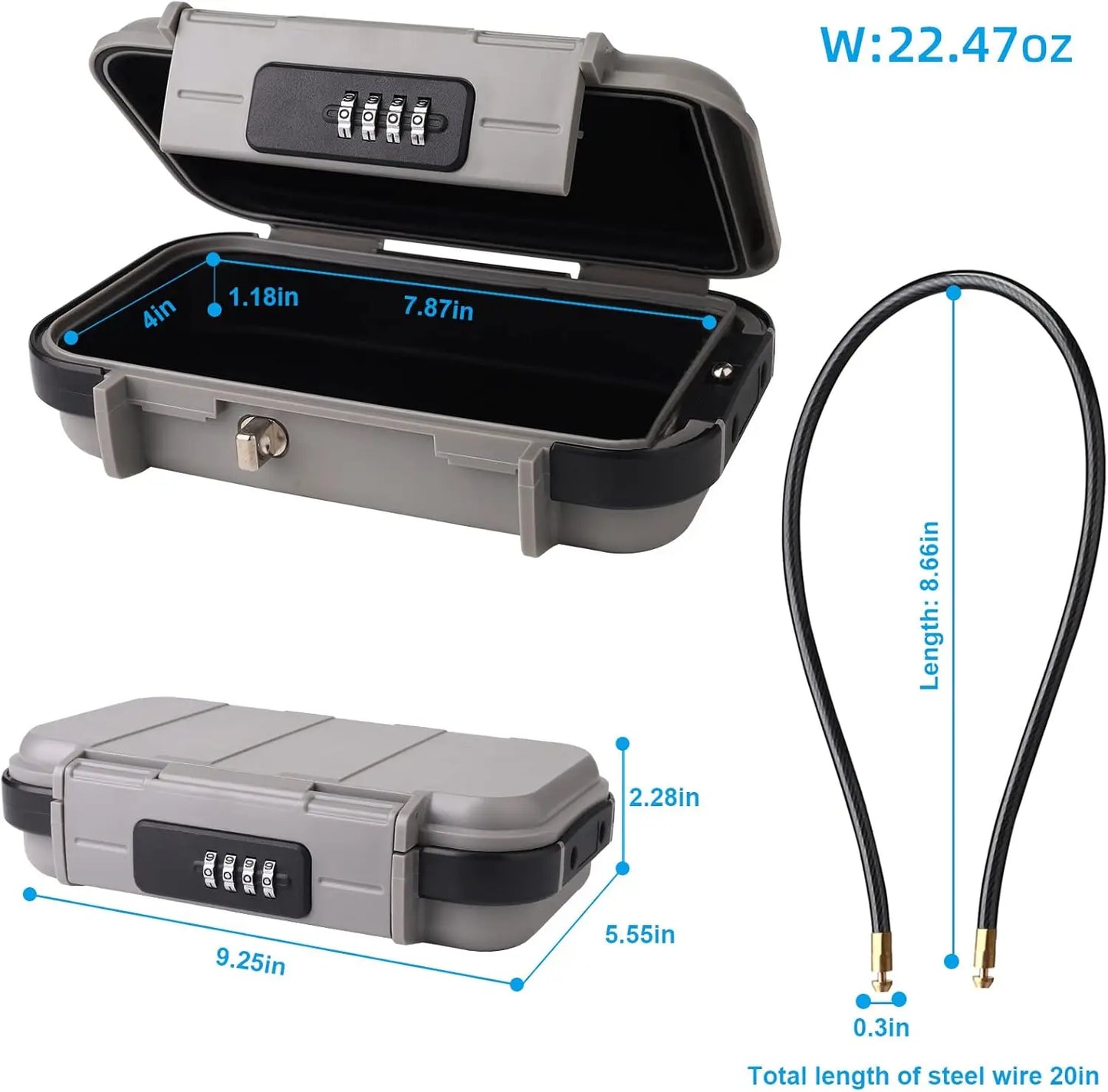 Portable  Safe Lock Box