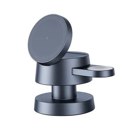 Magnetic Wireless Charging Dock for iPhone with LED Lamp