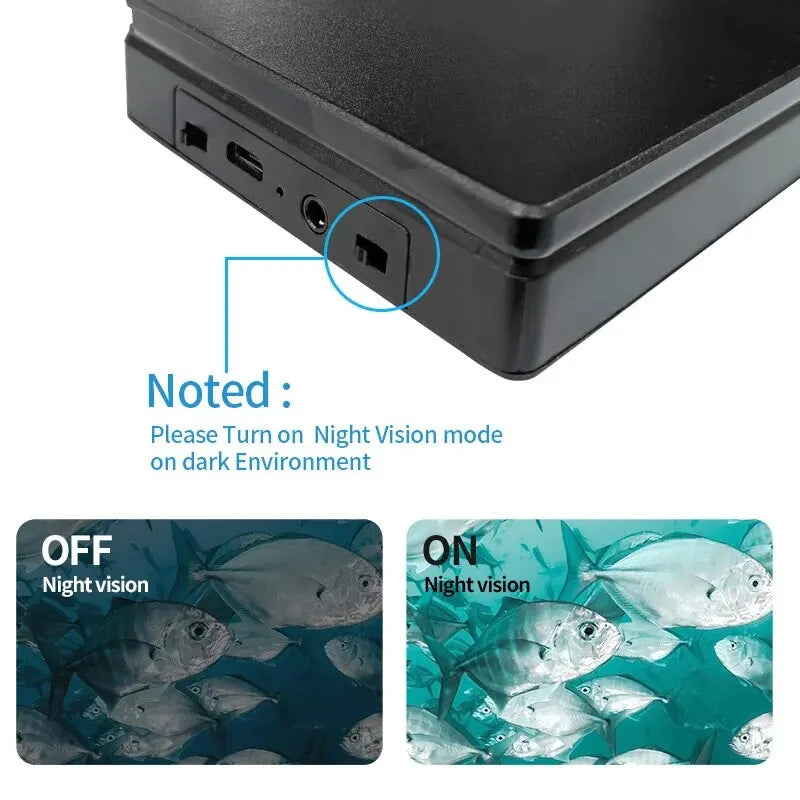 Underwater Fishing Camera 1080P HD 4.3 Inch Handheld LCD