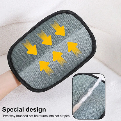 Pet hair remover glove